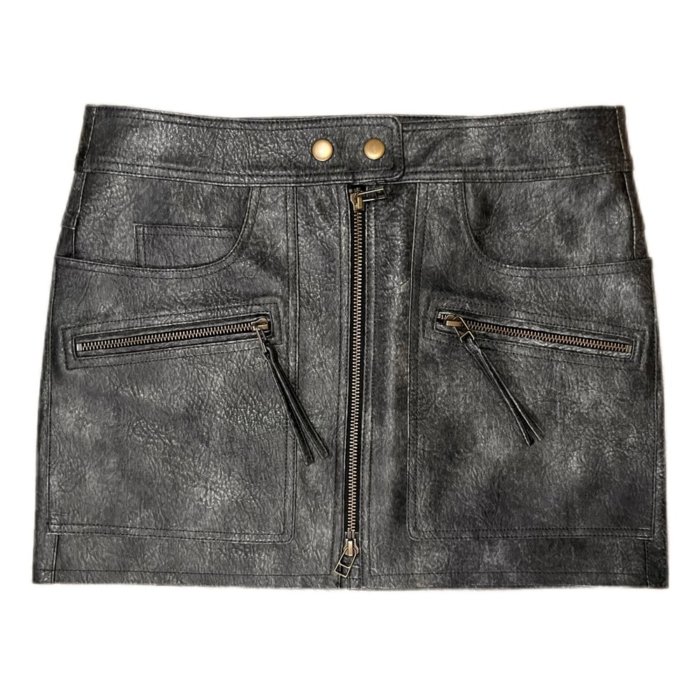 Isabel Marant Claudine Faux Leather Mini Skirt